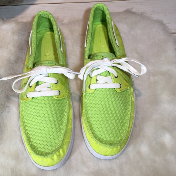 🆕Coach Malania Canvas Boat Shoe - Picture 3 of 8